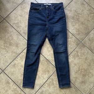 Signature by Levi Strauss Gold High Rise Skinny Jeans Totally Shaping Sz 6 Dark